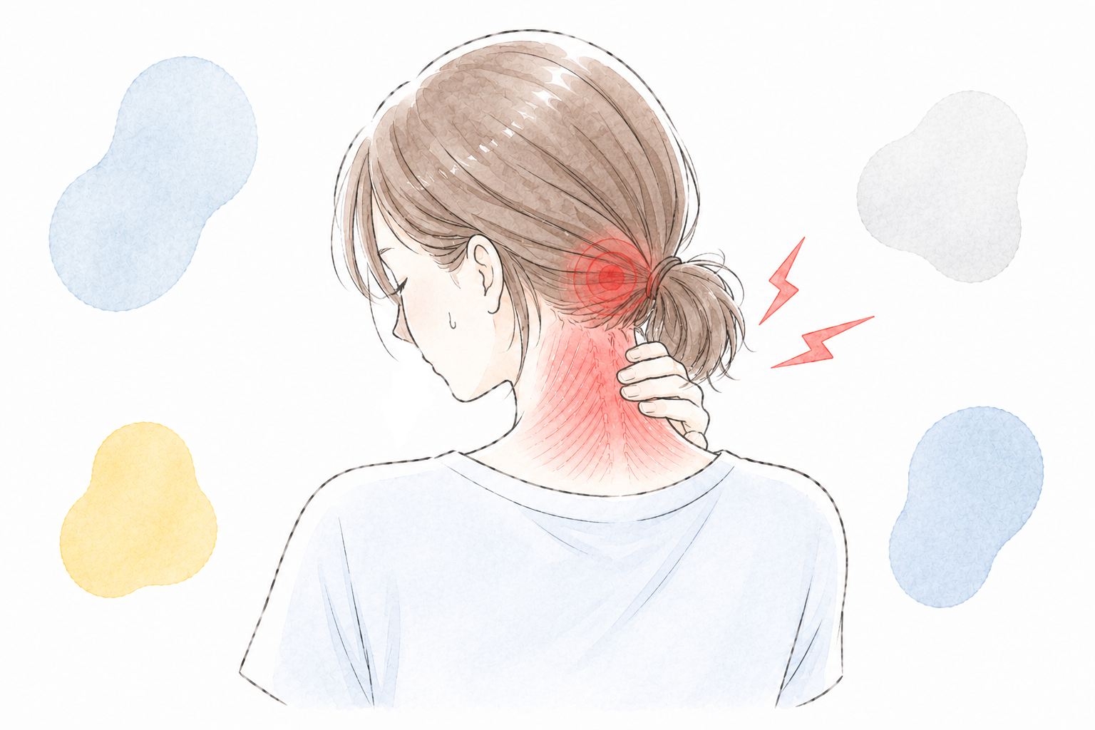 セルフケアでは届かない首の奥深くのコリを優しくゆるめる施術